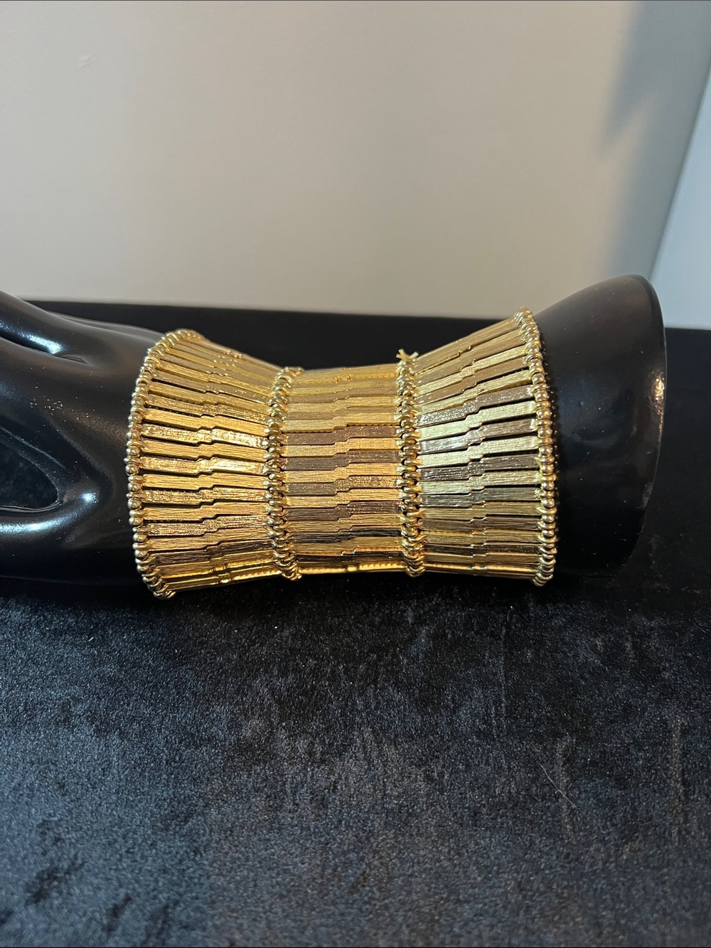 Gold Tone Wide Cuff Bracelet - Women Jewelry